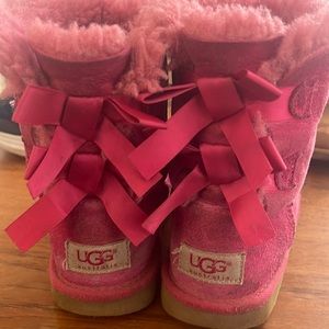 Well loved UGG Bailey bow boots